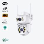 Външа PTZ WiFi Камера с Двоен Обектив и Нощно Виждане - 2x 3MP