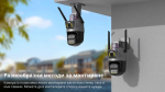 2бр Външна WiFi камера с два обектива 2x 6MP 12MP с изкуствен интелект - Image 5