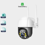 IP въртяща безжична камера външен монтаж 5MPX iCSee