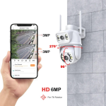 2бр Двойна водоустойчивеа камера 2x3 Wi-Fi ICSEE - Image 5