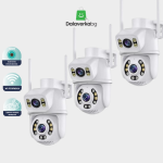 3бр Двойна водоустойчивеа камера 2x3 Wi-Fi ICSEE