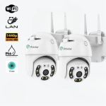 2бр IP въртяща безжична камера Privine 5MPX- 4+4LED iCsee