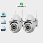 2бр Безжична Камера wifi 5mpx LYLU icsee