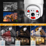 2бр IP въртяща безжична камера 5MPX- 4+4LED+2бр SD карта 64gb iCsee - Image 2