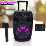 Караоке тонколона с Bluetooth PK-09l 8“ и безжичен микрофон