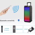 Караоке тонколона с Bluetooth KTS-1806 2х6,2“ и микрофон - Image 3