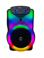 Караоке тонколона с Bluetooth и цветомузика BT-1518 15“ и два безжични микрофона - Image 2