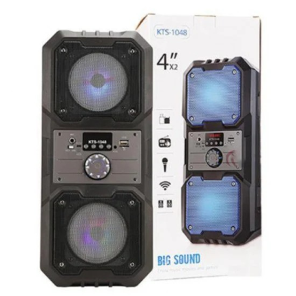 Караоке тонколона с Bluetooth KTS-1048 2х4″ и микрофон