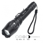 Мощен акумулаторен зомиращ led фенер zoom t6-1000l