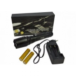 Мощен акумулаторен зомиращ led фенер zoom t6-1000l - Image 2