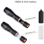 Мощен акумулаторен фенер с cree led диод 2500w ZOOM T6 100 000 lm - Image 4