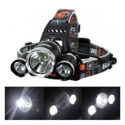 Мощен троен LED Челник RJ-3000