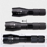 Мощен акумулаторен фенер с cree led диод 2500w ZOOM T6 100 000 lm - Image 5