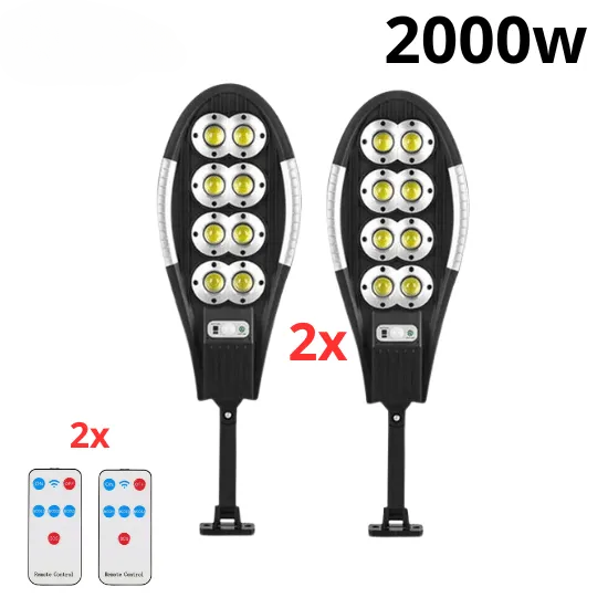 2X 2бр Соларна лампа 2000w - Image 1