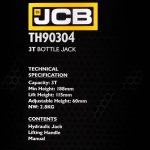 Хидравличен крик JCB ТH90304, тип бутилка, 3т - Image 5