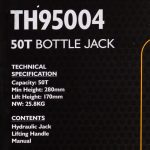 Хидравличен крик JCB ТH95004, тип бутилка, 50т - Image 6