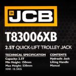 Крик крокодил 2,5т JCB ,T83006XB (150-530mm) - Image 6