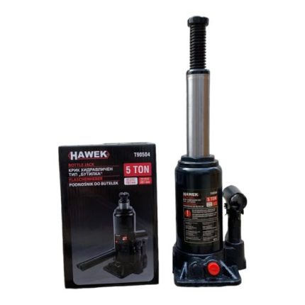 ХИДРАВЛИЧЕН КРИК HAWEK Т90504, ТИП БУТИЛКА, 5 Т