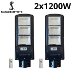 Соларна улична лампа Cobra 1200W 2бр.