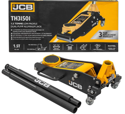 Хидравличен крик тип Крокодил JCB 85-355 мм. 1.5 тона