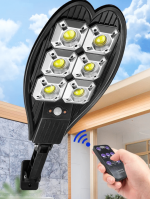 Соларна улична лампа Cob 1200w със стойка и дистанционно 3БР - Image 2