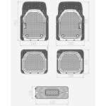 Универсални гумени стелки SAHLERPRO 5 части 4D - Image 2