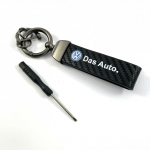 Луксозен кожен ключодържател VOLKSWAGEN