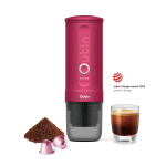 Портативна кафемашина за еспресо само загряваща Crimson Red