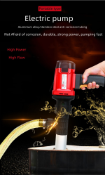 Електрическа помпа за гориво за варел 220V – 700W - Image 3