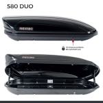 Автобокс Menabo Mania DUO 580L черен - Image 2
