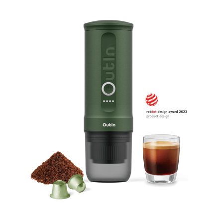 Портативна кафемашина за еспресо само загряваща Forest Green