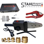 Поялник за Полипропилен 20-63мм 2500W Лепачка за ППР Тръби STAHLMAYER