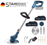 Акумулаторен Тример STAHLMAYER 36V 8,0AH Градински Безжичен Храсторез Косачка за трева - Image 2