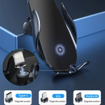 Поставка за телефон с Wireless Charger - Черна - Image 4