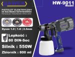 Пистолет електрически за боядисване HAWEK , HW-9011 - Image 5