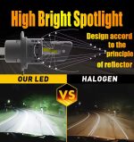 200W LED Диодни крушки H4 12V +300% Светлина Крушки за Директен Монтаж - Image 2
