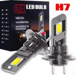 200W LED Диодни крушки H7 12V +300% Светлина Крушки за Директен Монтаж