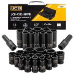 Комплект ударни вложки 33части 1/2" JCB ,  4333-5MPB