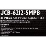 Гедоре ударно, камионско  21 части 3/4"  JCB , 6212-5MPB - Image 5