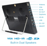 Портативен телевизор 14″ , 12/220V - Image 3