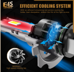200W LED Диодни крушки  E4S H7 H18 +300% Светлина Крушки за Директен Монтаж 15000lm - Image 6