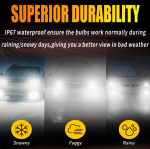 200W LED Диодни крушки  E4S H7 H18 +300% Светлина Крушки за Директен Монтаж 15000lm - Image 8