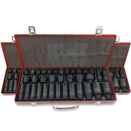 Немски Ударни Вложки 1/2″ Stahlmayer 35 Части – стандартни + дълбоки вложки