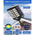 Соларна LED лампа 25 секции 1400W LYLU - Image 2