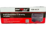 Комплект професионални  ударни вложки 40 части 1/2" ,  KRAFTWELLE - Image 5