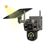 4G Соларна камера със SIM карта и двоен обектив 16MP – V380 - Image 2