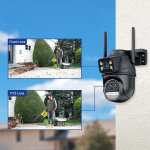 Тройна Външна WI-FI камера с 3 обектива, 12MP, 8х ZOOM, 6K - Image 4