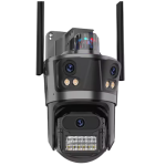 Тройна външна WiFi камера P12 – 36MP, ICSee
