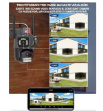 Тройна външна WiFi камера P21 – 36MP, ICSee - Image 7