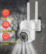 2бр Безжична камера ICSEE 36 led с подарък  2бр SD карта 128gb - Image 5